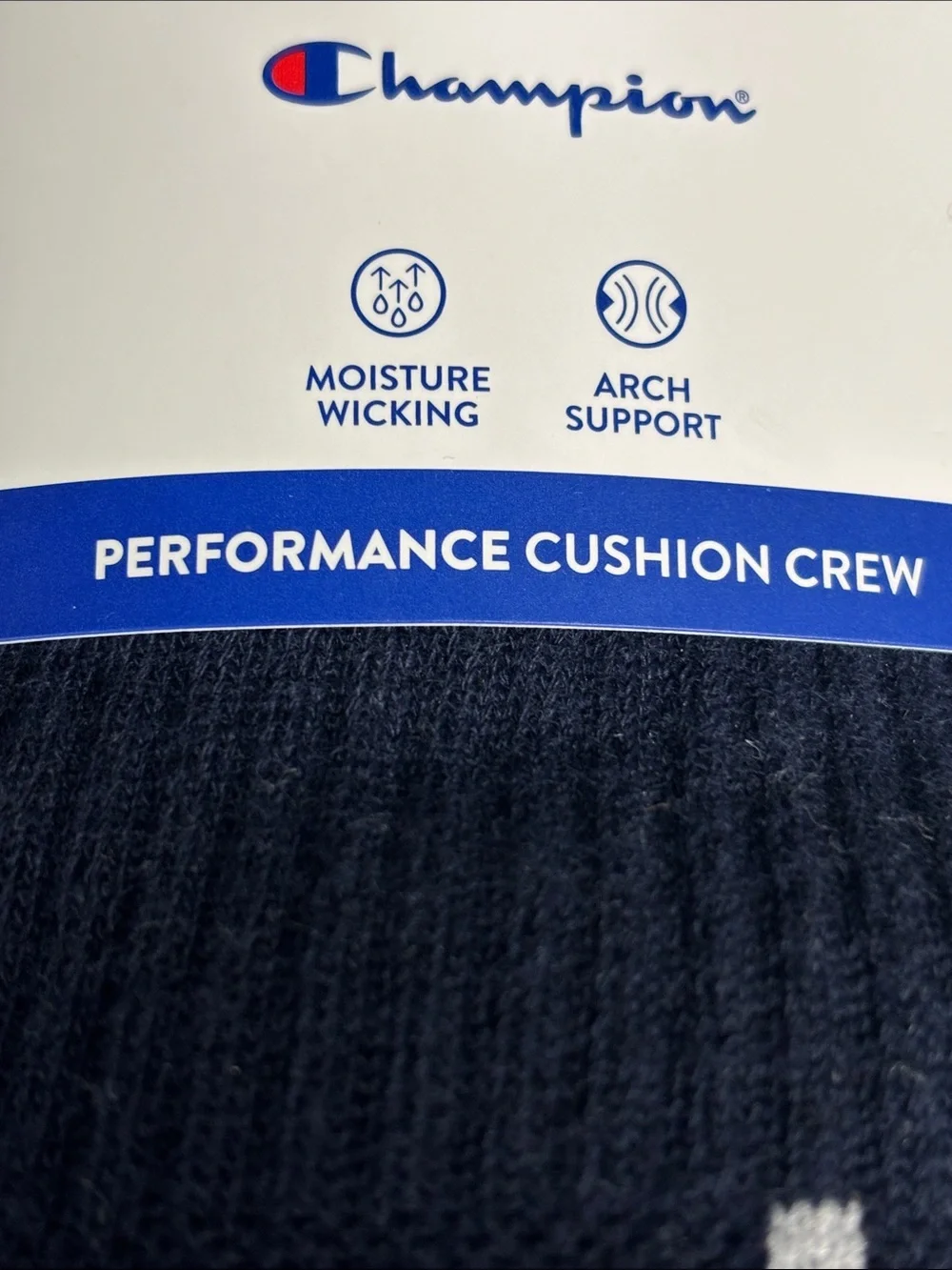 New Champion Socks Men’s 5 Pair Performance Crew Sock Athletic Casual Activewear